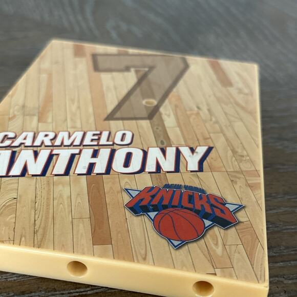 Carmelo Anthony New York Knicks NBA White Jersey, Denver Nuggets Figure Lot - Picture 16 of 16